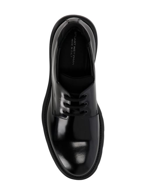 Black calf leather lace up STUART WEITZMAN | SJ209BRCBLK